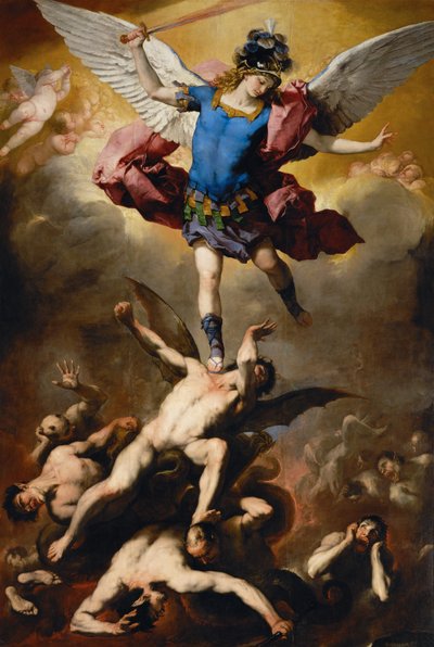 विद्रोही एन्जिल्स का पतन द्वारा Luca Giordano
